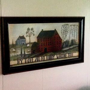 Primitive wall picture